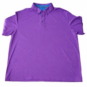 Walter Hagen Purple Polo Shirt with Button Placket
